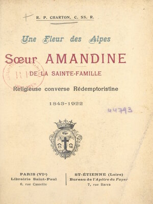cover image of Une fleur des Alpes
